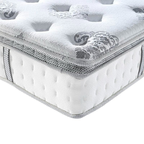 12 inch Medium Firm Pillow Top Hybrid Mattress In A Box - Queen Size - Deals Kiosk