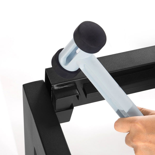 Full size 18 Inch Easy Assemble Metal Platform Bed Frame Wooden Slats - Deals Kiosk