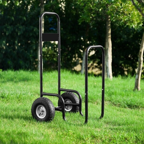 Firewood Mover Hauler Dolly Roller Log Rack - Made in USA - Deals Kiosk