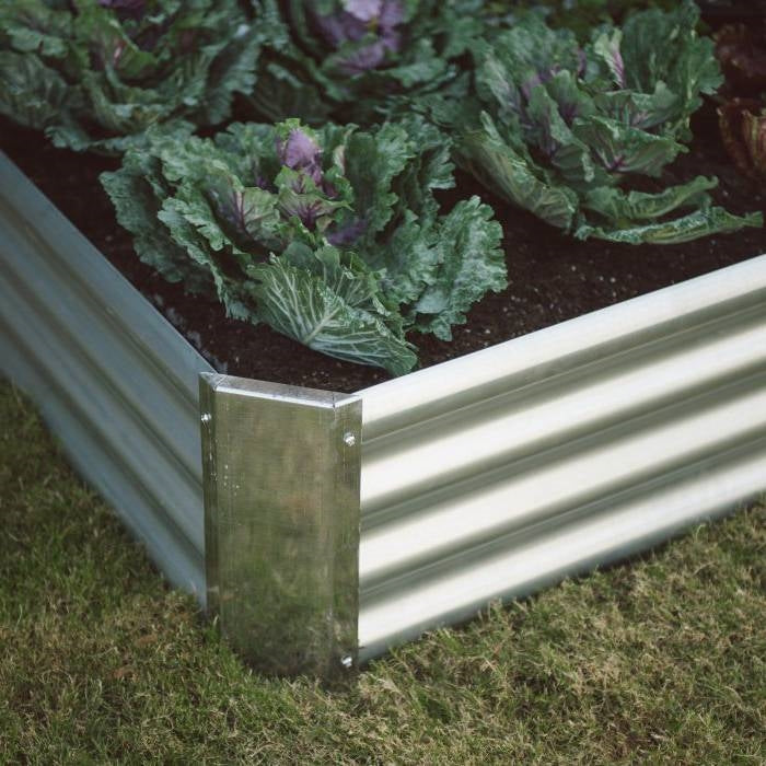 Industrial Farmhouse Steel Raised Garden Bed Metal Planter with Lining - Deals Kiosk