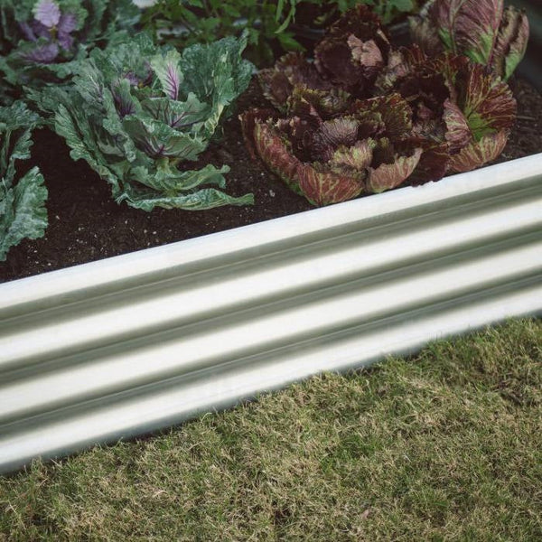 Industrial Farmhouse Steel Raised Garden Bed Metal Planter with Lining - Deals Kiosk