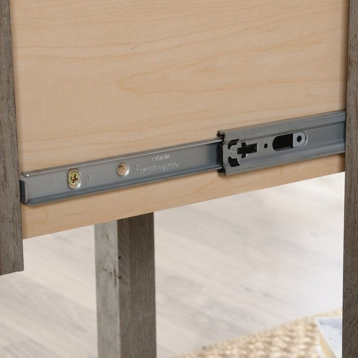 FarmHouse Light Oak 2 Drawer Storage Office Writing Desk - Made In USA - Deals Kiosk