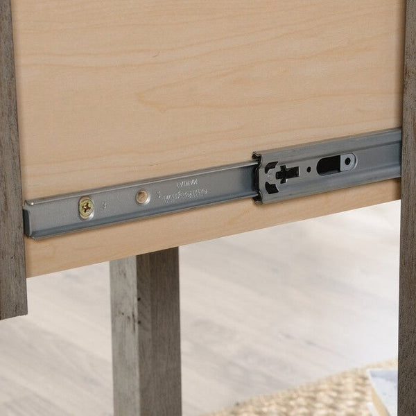 FarmHouse Light Oak 2 Drawer Storage Office Writing Desk - Made In USA - Deals Kiosk