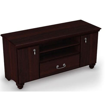 48-inch Eco-Friendly TV Stand in Dark Mahogany - Deals Kiosk