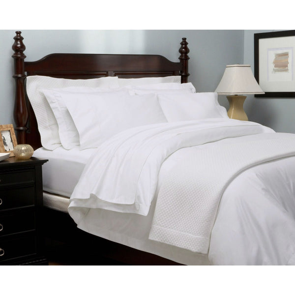 Full size 400-Thread Count Egyptian Cotton Sheet Set in White - Deals Kiosk