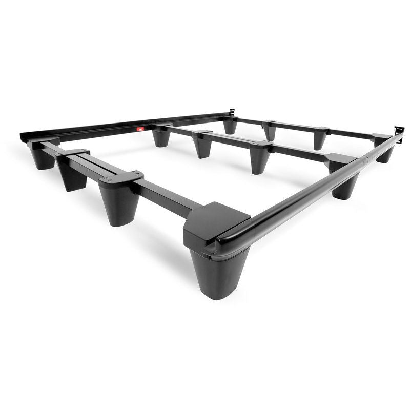Heavy Duty Metal Bed Frame in Charcoal Finish - Full Queen King California King - Deals Kiosk