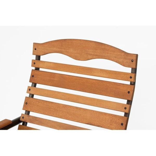 Modern FarmHome 3 Piece Glider Chairs Set with Side Table - Deals Kiosk