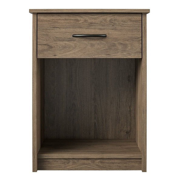 Bedroom 1-Drawer Nightstand End Table in Light Oak Wood Finish - Deals Kiosk