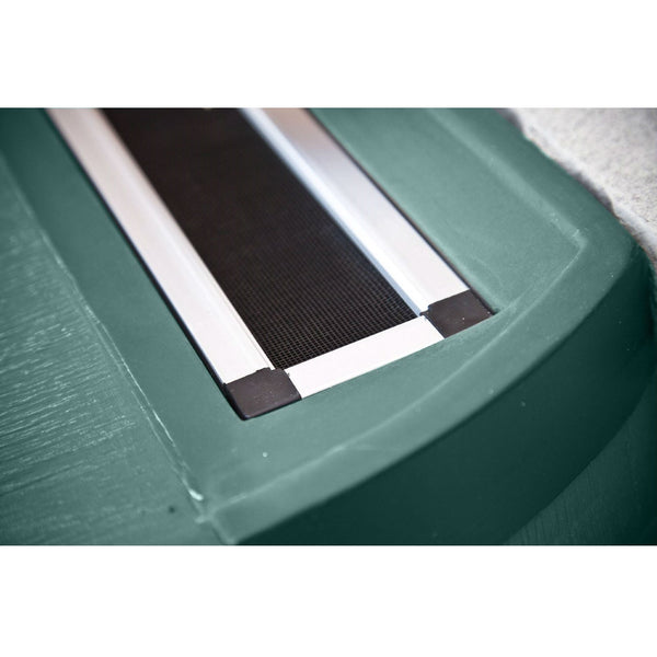 Green 50-Gallon Rain Barrel in UV Resistant Plastic w/ Brass Spigot - Deals Kiosk