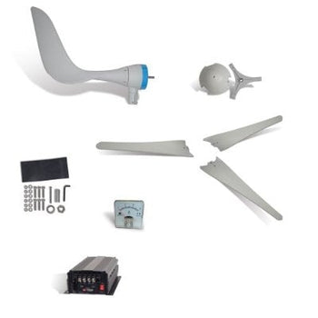 600 Watt 12V / 24V Wind Generator with Charge Controller & Amp Meter - Deals Kiosk