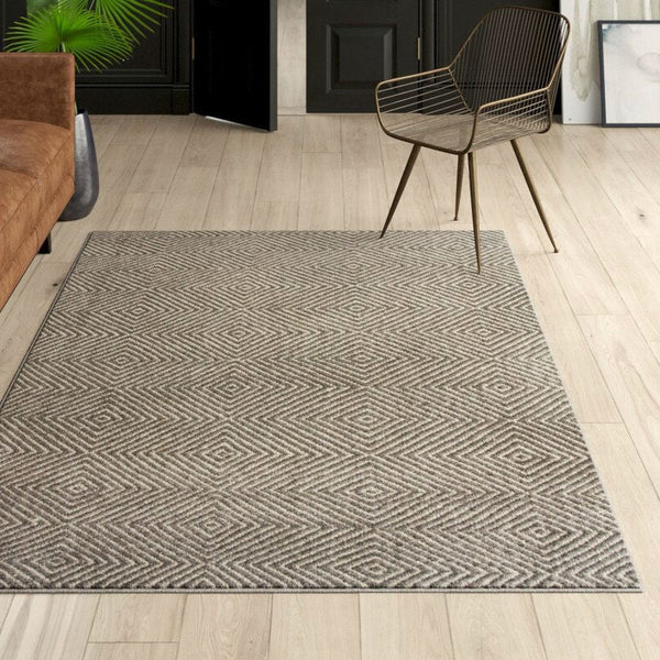 Gray 5' x 8' Flat Woven Hand Made Wool/Cotton Gray Area Rug - Deals Kiosk