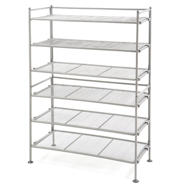 Iron 3-Tier Folding Shoe Rack - Deals Kiosk