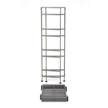 4-Shelf Iron Tower Storage Shelves - Great for Kitchen Office Garage - Deals Kiosk