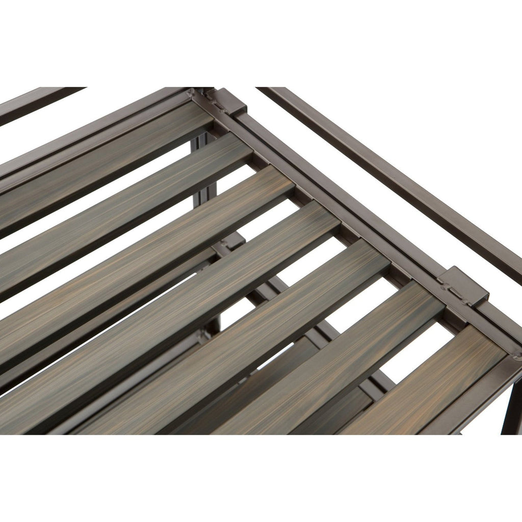 Classic Stackable Folding Utility Shoe Rack in Mocha Finish - Deals Kiosk