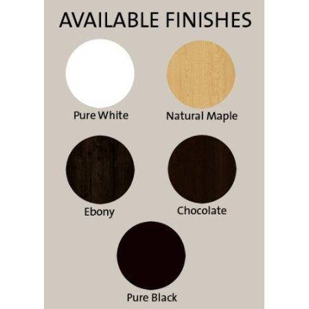 Full size Contemporary Platform Bed in Chocolate Finish - Deals Kiosk