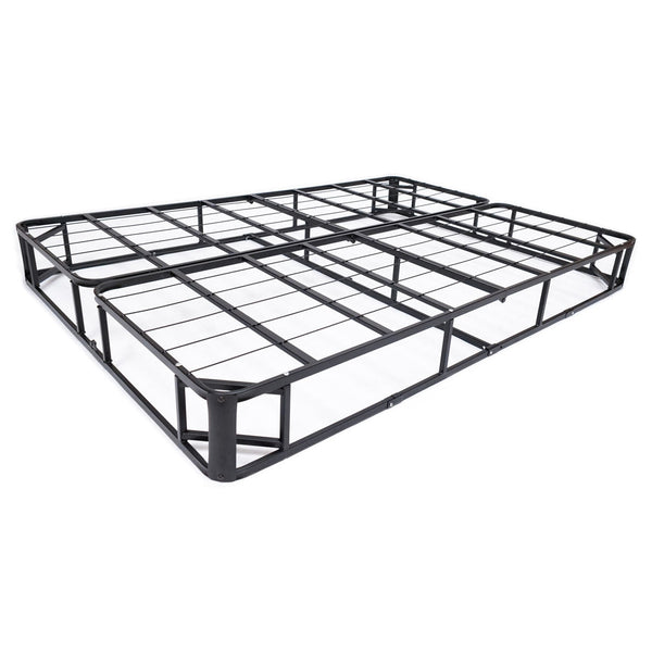 Full size Metal Boxspring Mattress Foundation with Jacquard Cover - Deals Kiosk