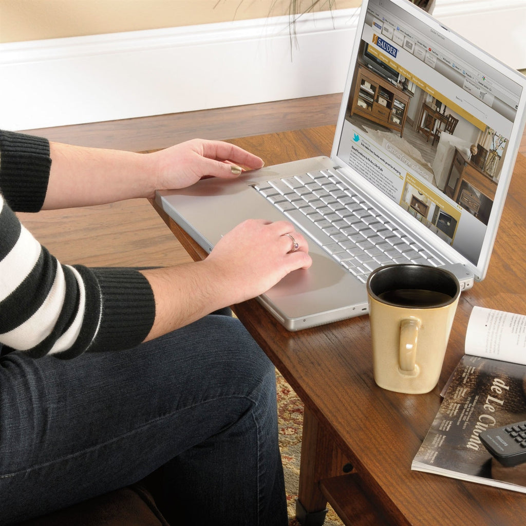 Lift-Top Coffee Table in Washington Cherry Finish - Deals Kiosk