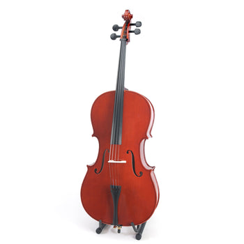 CECILIO FULL SIZE 4/4 ACOUSTIC CELLO STUDENT w/ TUNER, LESSON BOOK 4/4CCO-100 - Deals Kiosk