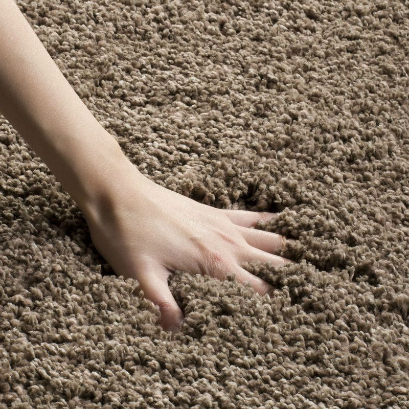 5'3" x 7'6" Hand-Tufted Plush Taupe Area Rug - Deals Kiosk