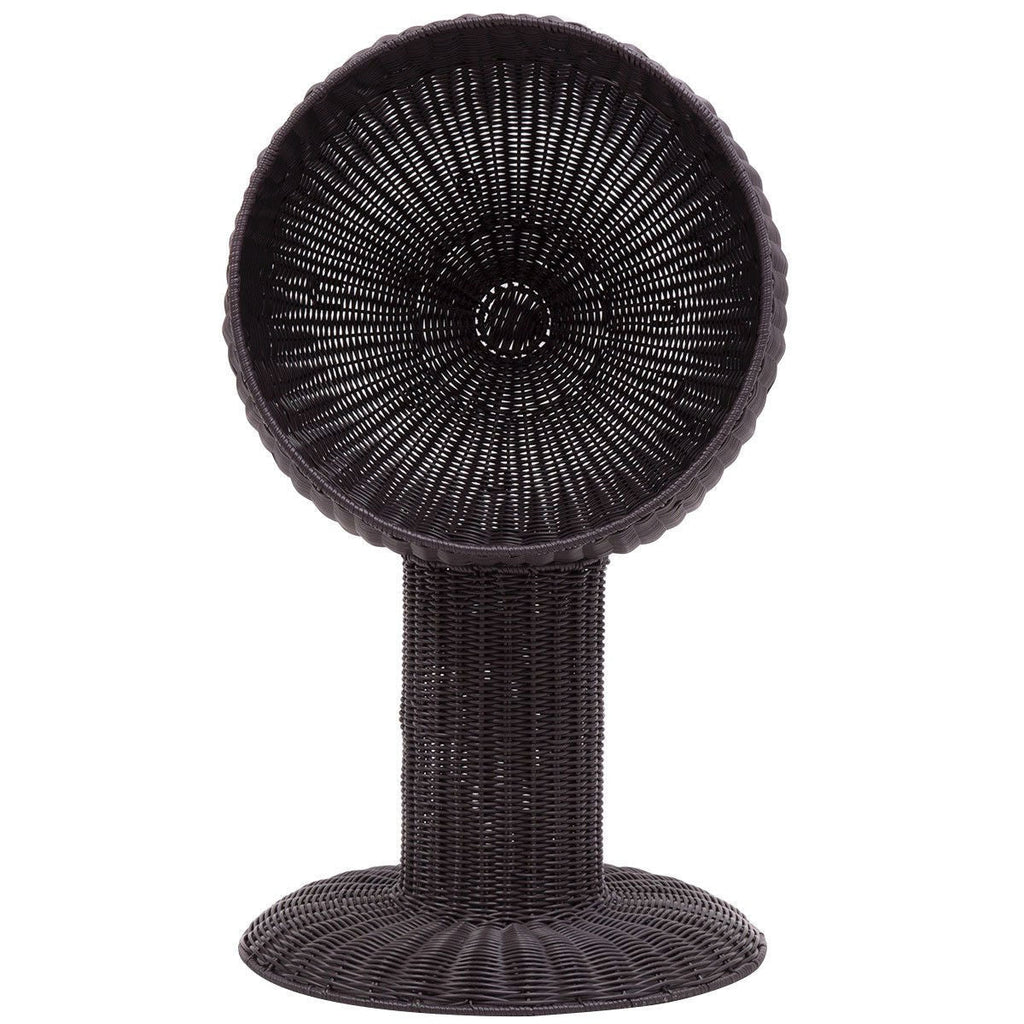 Elevated Wicker Rattan Cat Bed with Machine Washable Cushion - Deals Kiosk