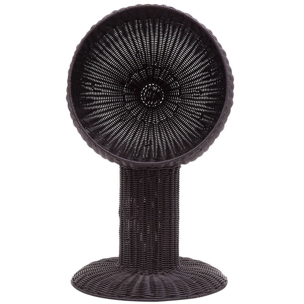 Elevated Wicker Rattan Cat Bed with Machine Washable Cushion - Deals Kiosk