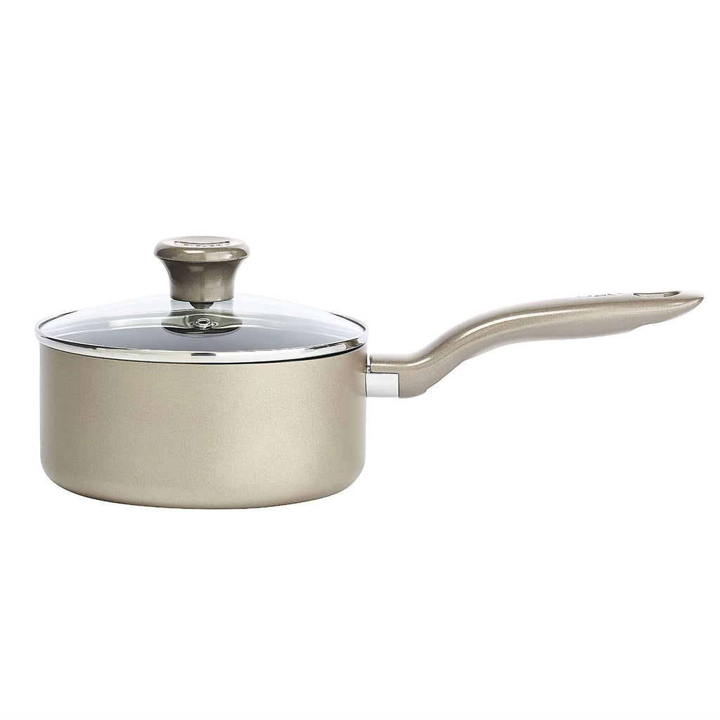 12-Piece Nonstick Dishwasher & Oven Safe Cookware Set  in Bronze - Deals Kiosk