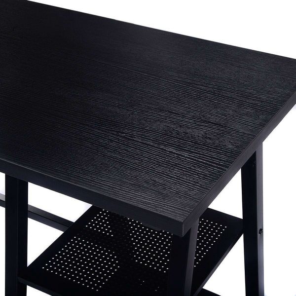Black Home Office Laptop Computer Desk Writing Table - Deals Kiosk