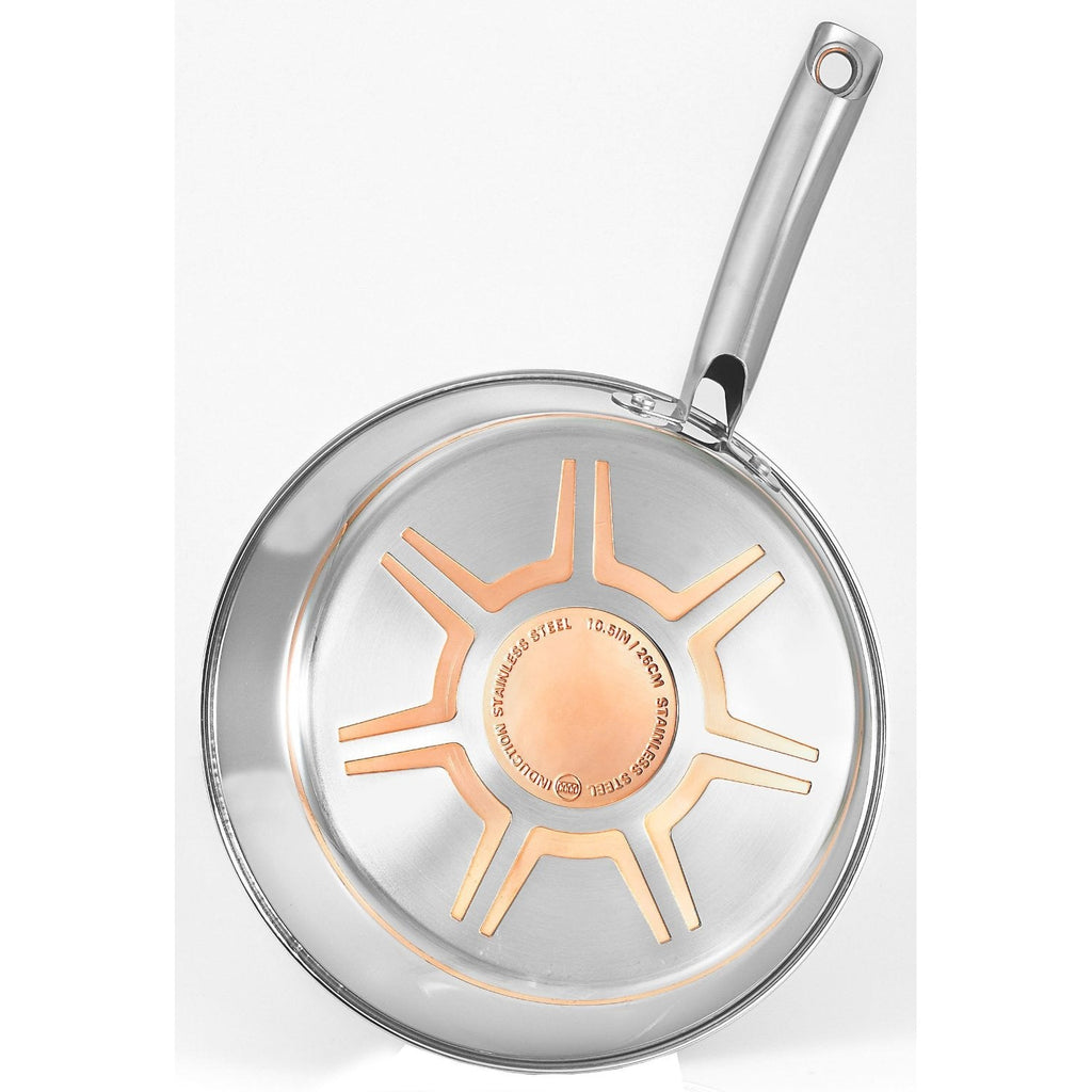 12-Piece Stainless Steel Cookware Set with Copper Bottom - Deals Kiosk