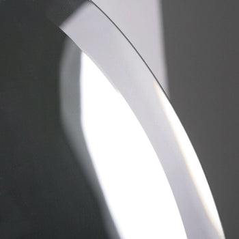 Oval 36-inch Frameless Beveled Vanity Wall Mirror - Deals Kiosk