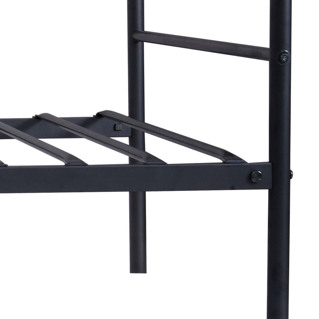 Black Steel Twin Heavy Duty Basic Platform Bed - Deals Kiosk