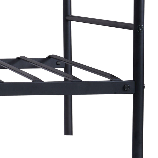 Black Steel Twin Heavy Duty Basic Platform Bed - Deals Kiosk