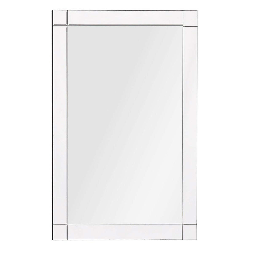 Frameless 35 x 24 inch Rectangle Bathroom Wall Mirror - Deals Kiosk