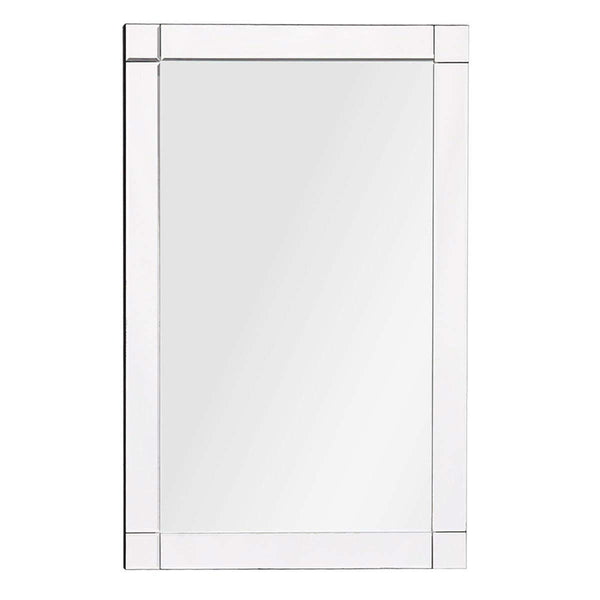 Frameless 35 x 24 inch Rectangle Bathroom Wall Mirror - Deals Kiosk