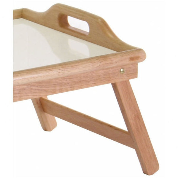 Breakfast in Bed Tray Table with Handles and Foldable Legs - Deals Kiosk