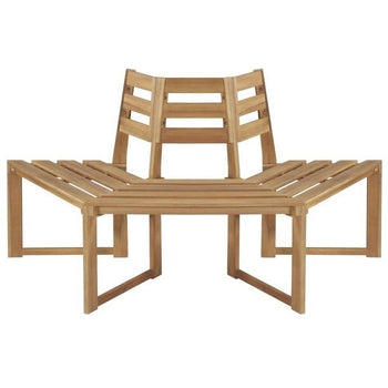 Hexagonal Outdoor Tree Bench in Weather Resistant Acacia Wood