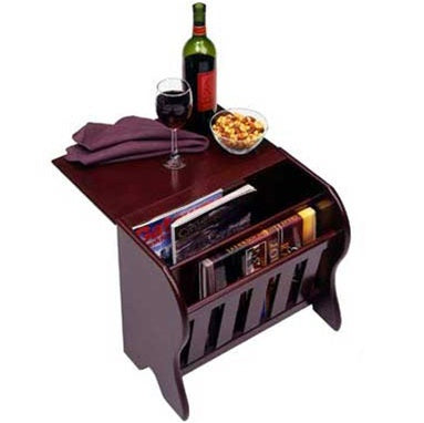 Farm House Drop Leaf Magazine Rack