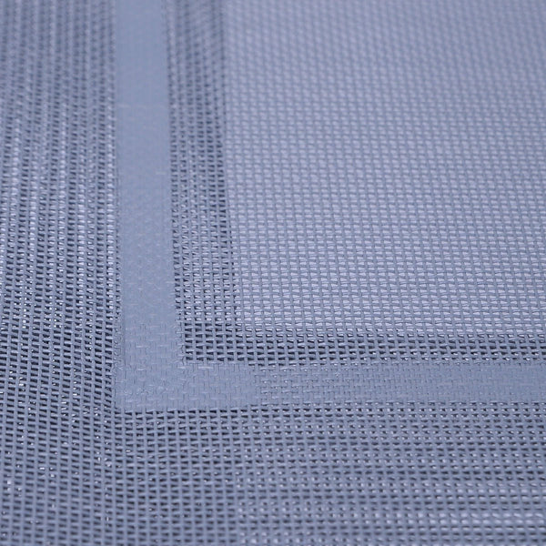 Extra Large Gray Blue Dog Steel Frame Elevated Pet Cot Mat Bed - Deals Kiosk