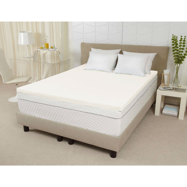 California King size 3-inch Thick Ventilated Memory Foam Mattress Topper - Deals Kiosk