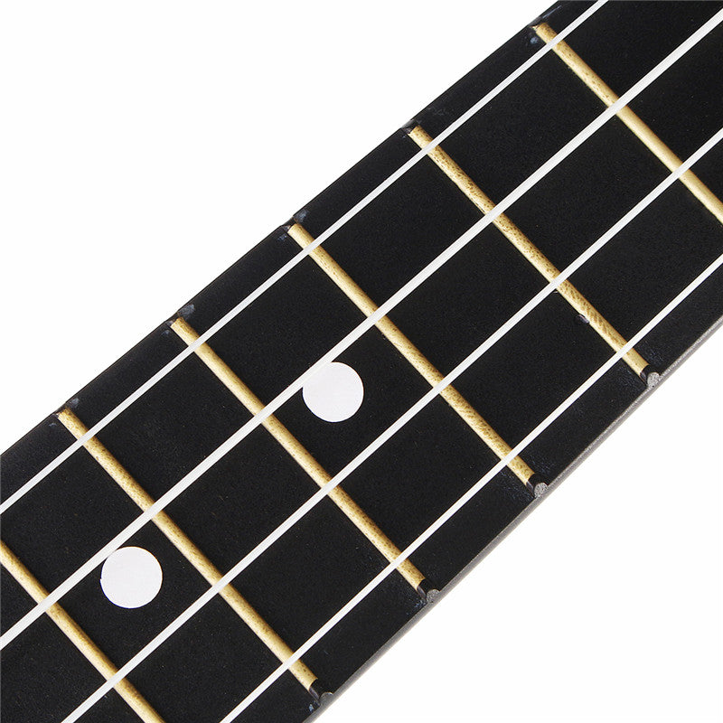 21 Inch Economic Soprano Ukulele Uke Musical Instrument With Gig bag Strings Tuner Black - Deals Kiosk