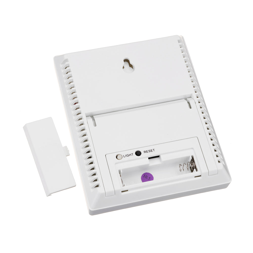 CH-904 Thermometer Hygrometer Temperature Humidity Tester Backlight Time Date Calendar Alarm Clock - Deals Kiosk