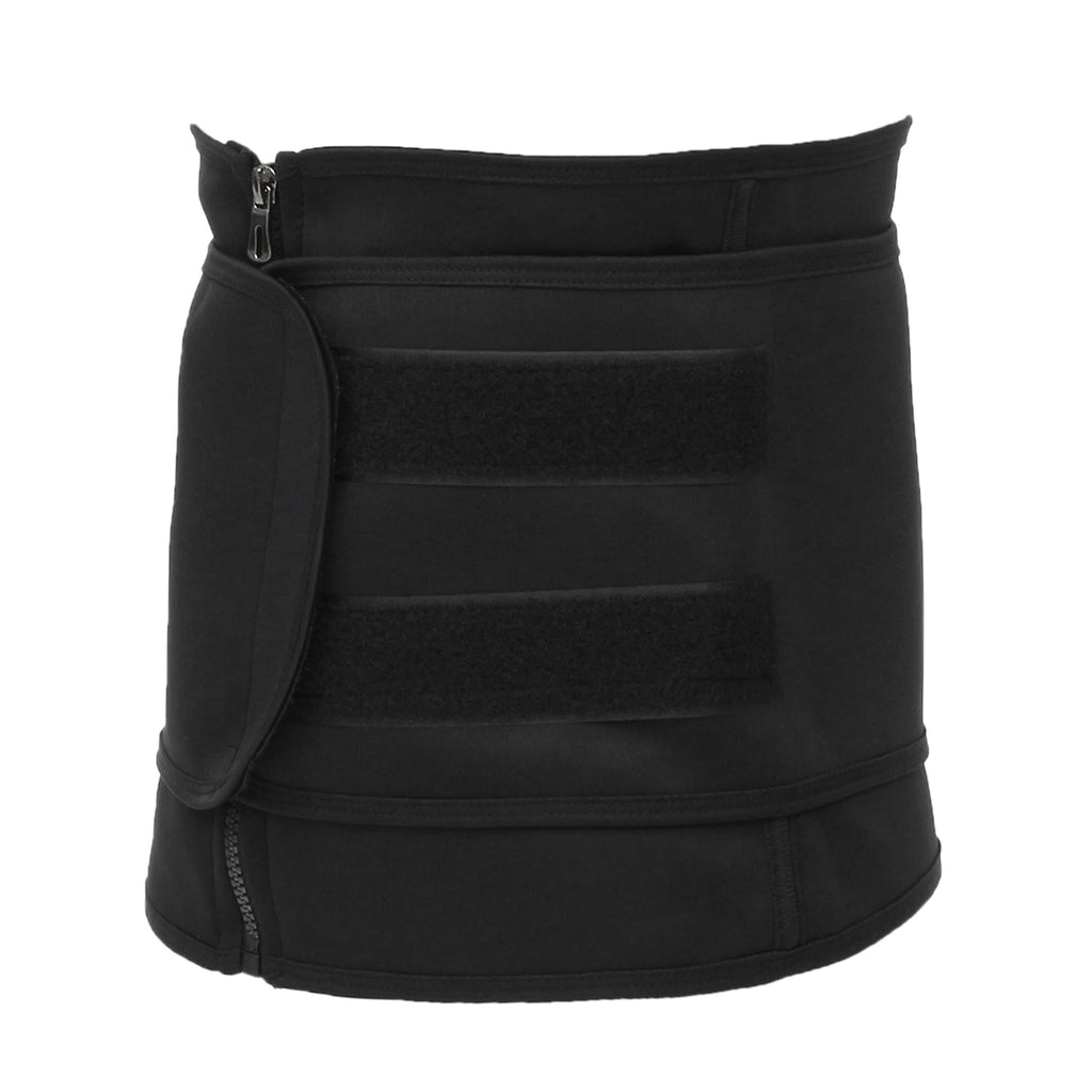 Yoga Slim Waist Trainer Tummy Girdle Zippe Belt Trainer Burning Fat Body Shaper Sport - Deals Kiosk