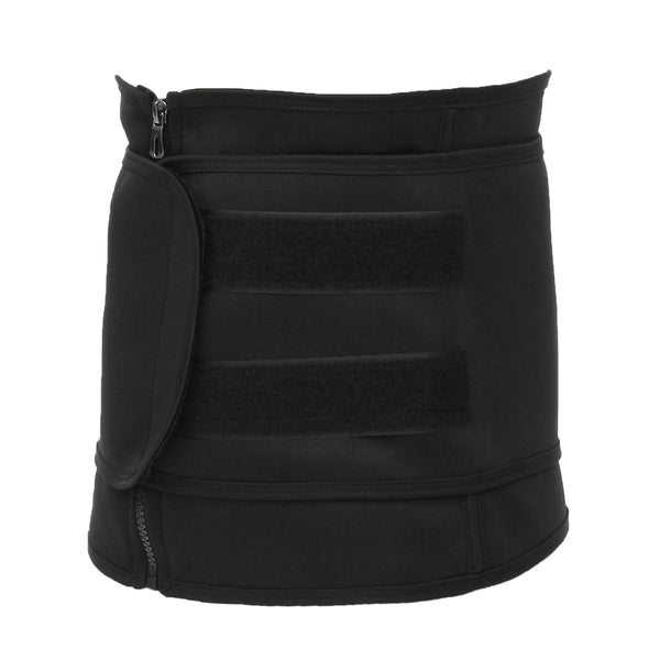 Yoga Slim Waist Trainer Tummy Girdle Zippe Belt Trainer Burning Fat Body Shaper Sport - Deals Kiosk
