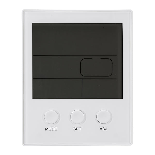 CH-904 Thermometer Hygrometer Temperature Humidity Tester Backlight Time Date Calendar Alarm Clock - Deals Kiosk