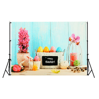 7x5ft/5x3ft Happy Easter Theme Thin Vinyl Photography Backdrop Background Studio Photo Prop - Deals Kiosk