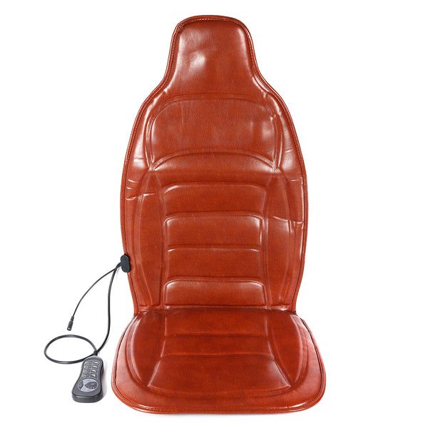 DC 12V Car Household Heated Full Body Massage Seat Cushion Back Lumbar Pain Relief Vibration Massager AC 110V-240V - Deals Kiosk