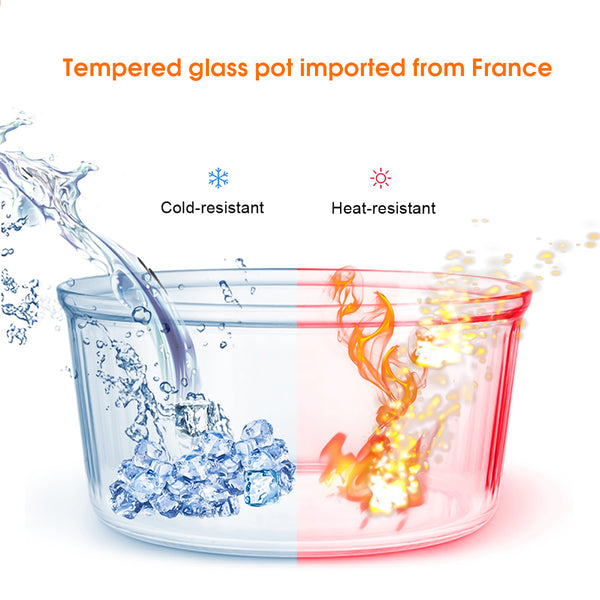 Air Fryer,Oil Free,One-click designed included 11 cook functions,Extendable 12.7QT to 18QT,French Arcopal Glass Bowl 360 degree visibility while cooking - Deals Kiosk