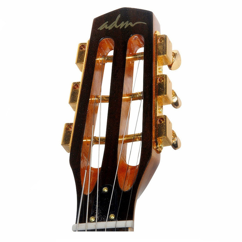 ADM Solid Gypsy Jazz Guitar Oval Hole with Foam Case - Deals Kiosk