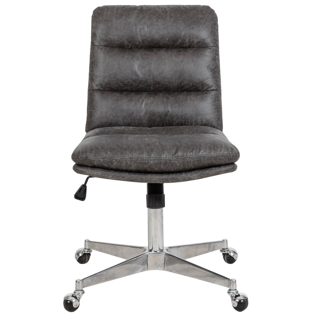 Adjustable Swivel Armless Office Chair Desk Chair - Deals Kiosk