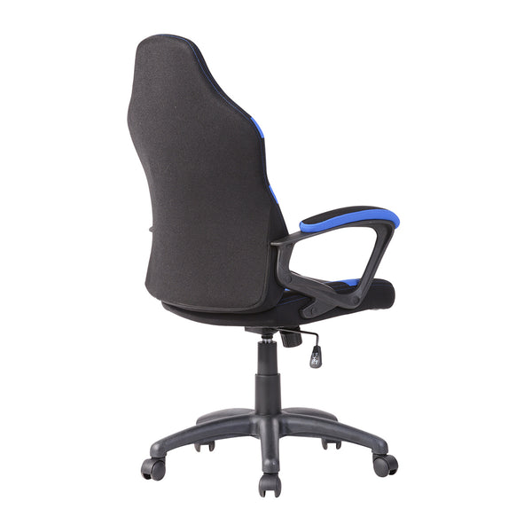 Gaming Office Chair with Fabric Adjustable Swivel,BLUE - Deals Kiosk