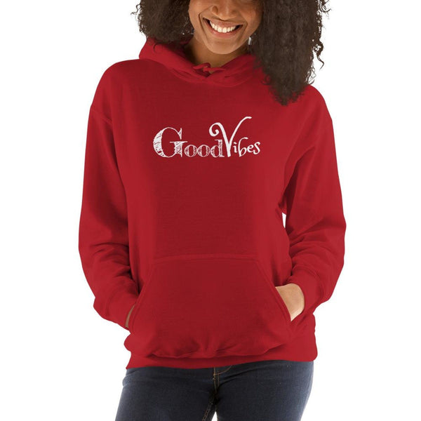 Good Vibes Womens Classic Hoodie - Deals Kiosk